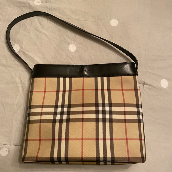 Burberry Coated Canvas Shoulder Bag - Picture 1 of 8